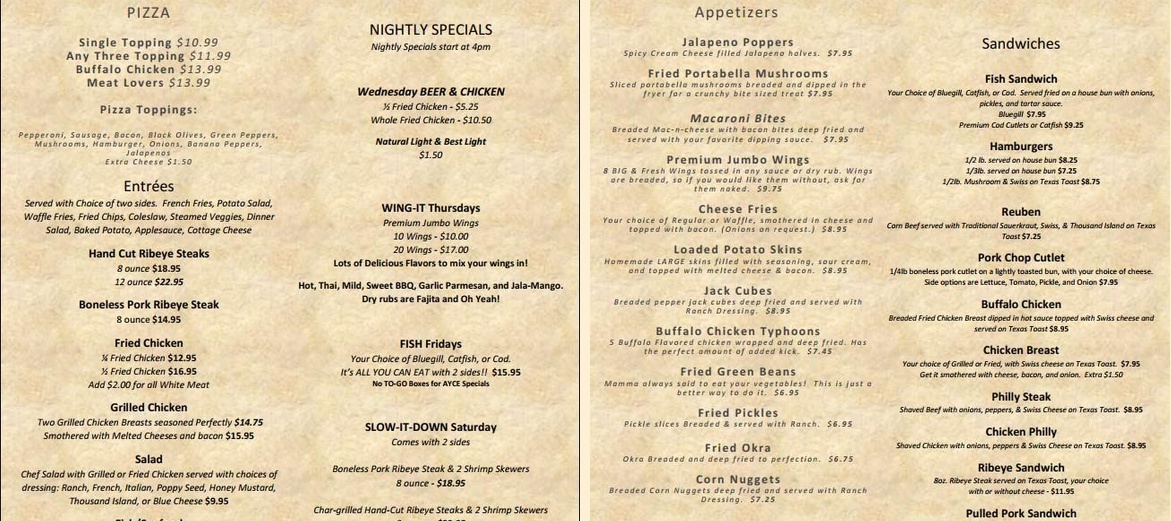 Bottoms Up Family Bar & Grill